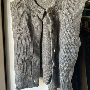 Levi's Gray Cable Knit Vest